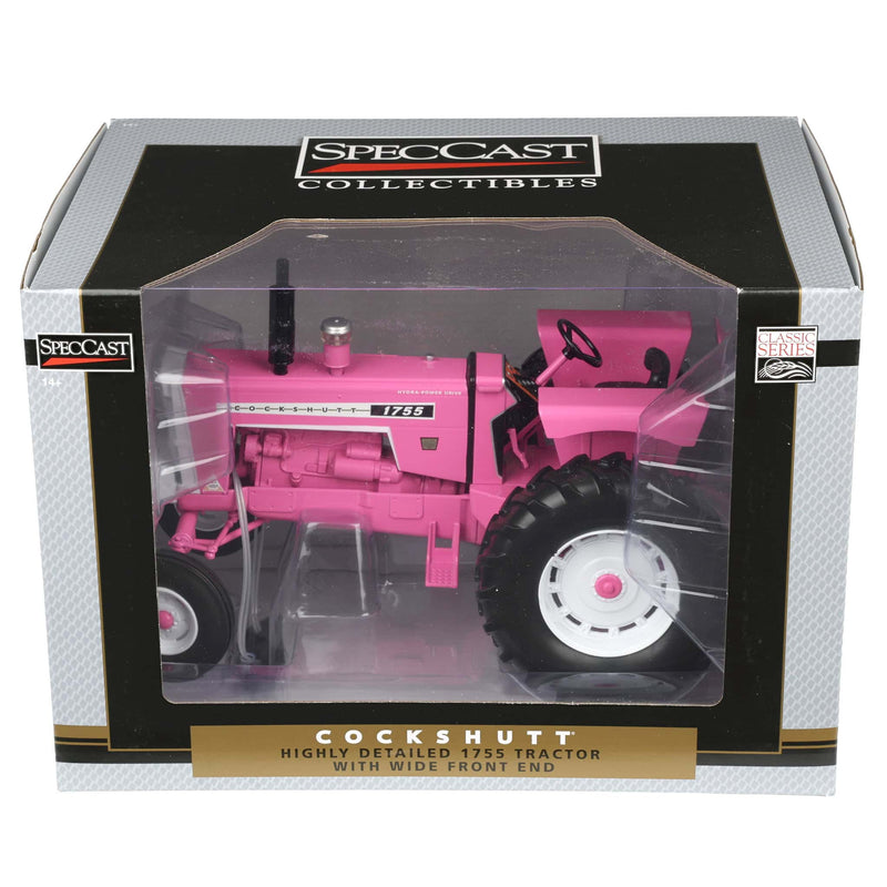 1/16 Pink Cockshutt 1755 Open Station Tractor with Wide Front by SpecCast