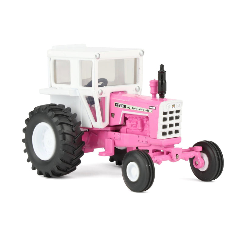 1/64 Pink Oliver 1755 Tractor with Wide Front & Cab by SpecCast