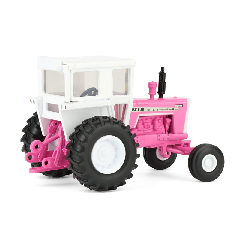 1/64 Pink Oliver 1755 Tractor with Wide Front & Cab by SpecCast