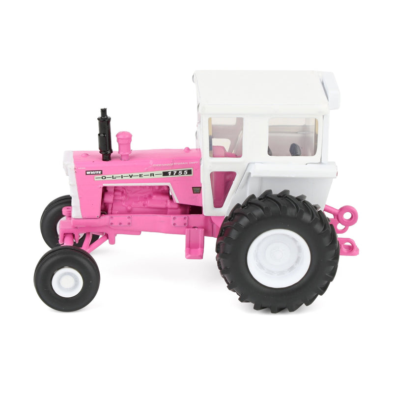 1/64 Pink Oliver 1755 Tractor with Wide Front & Cab by SpecCast