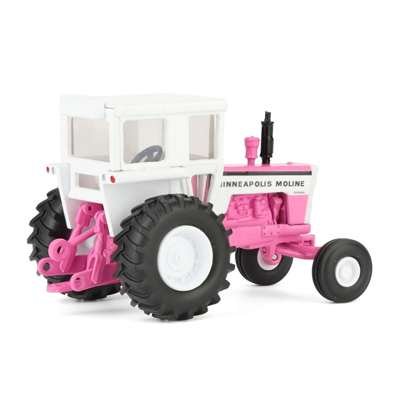 1/64 Pink Minneapolis Moline G840 Tractor with Wide Front & Cab by SpecCast