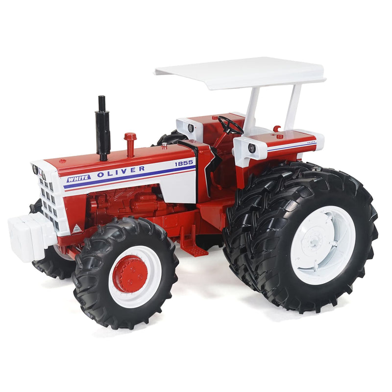 1/16 White Oliver 1855 Tractor with Canopy ROPS & Rear Duals by SpecCast