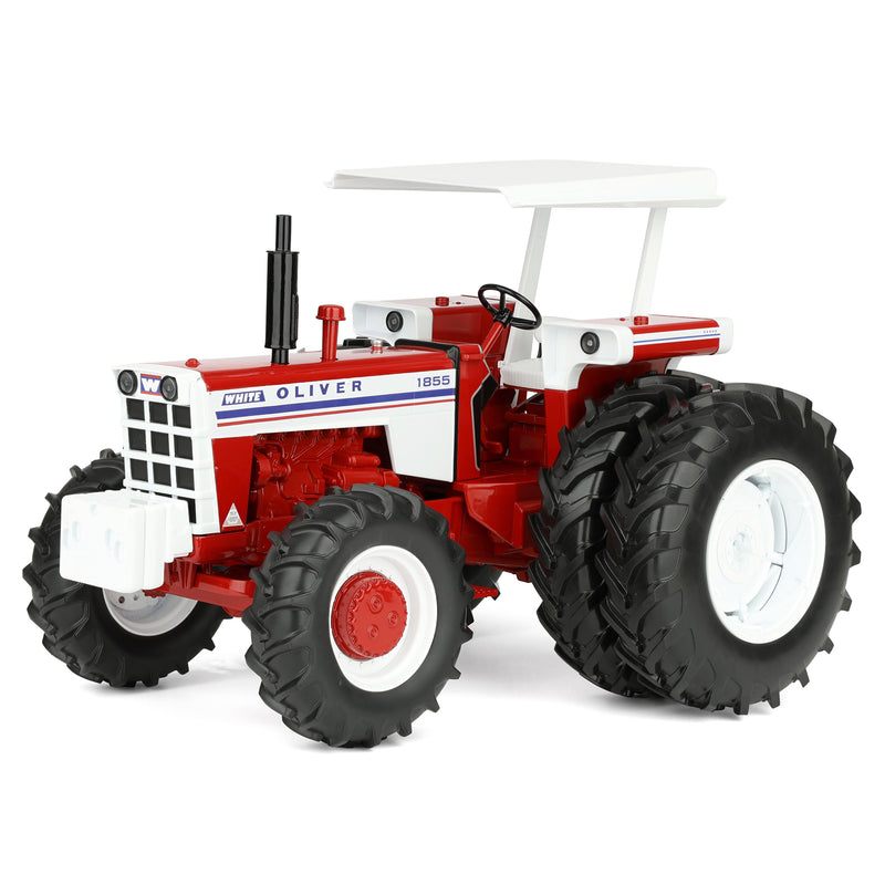 1/16 White Oliver 1855 Tractor with Canopy ROPS & Rear Duals by SpecCast
