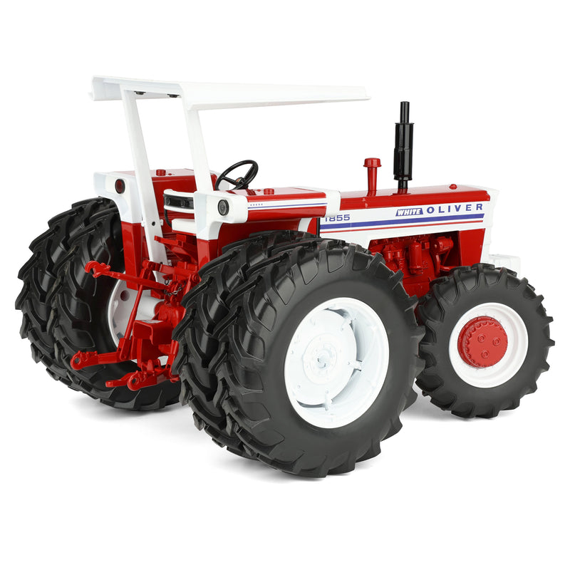 1/16 White Oliver 1855 Tractor with Canopy ROPS & Rear Duals by SpecCast