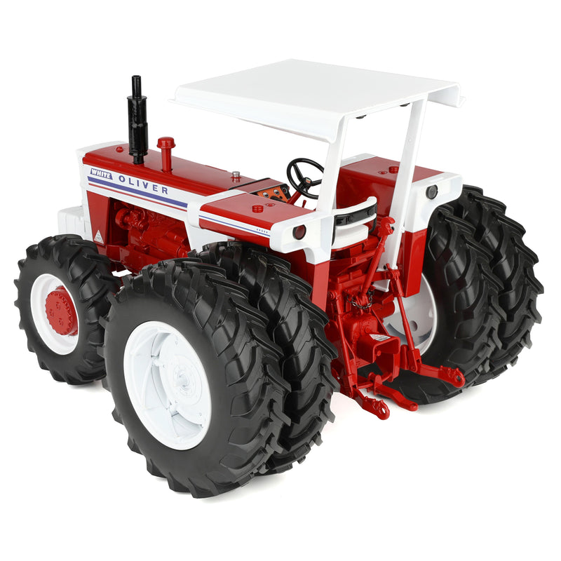 1/16 White Oliver 1855 Tractor with Canopy ROPS & Rear Duals by SpecCast