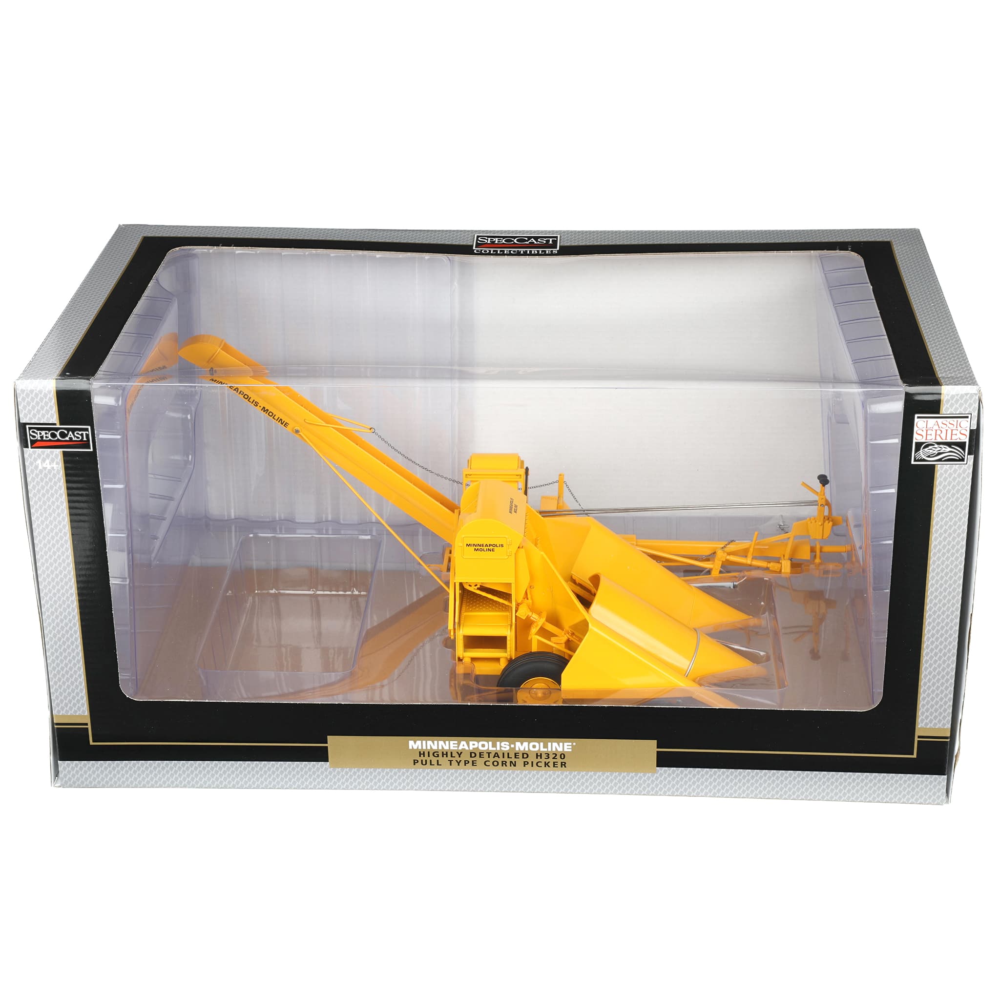 1/16 Minneapolis Moline H320 Pull Type Corn Picker by SpecCast