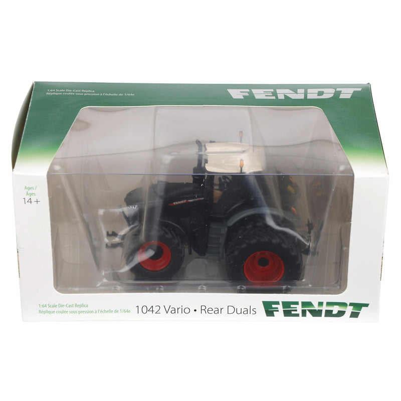 1/64 Fendt 1042 Vario Tractor with Rear Duals by SpecCast, Black Version