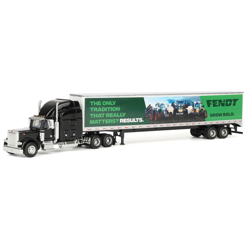 1/64 Peterbilt 379 Semi Truck with Box Trailer by SpecCast, Fendt "Grow Bold"