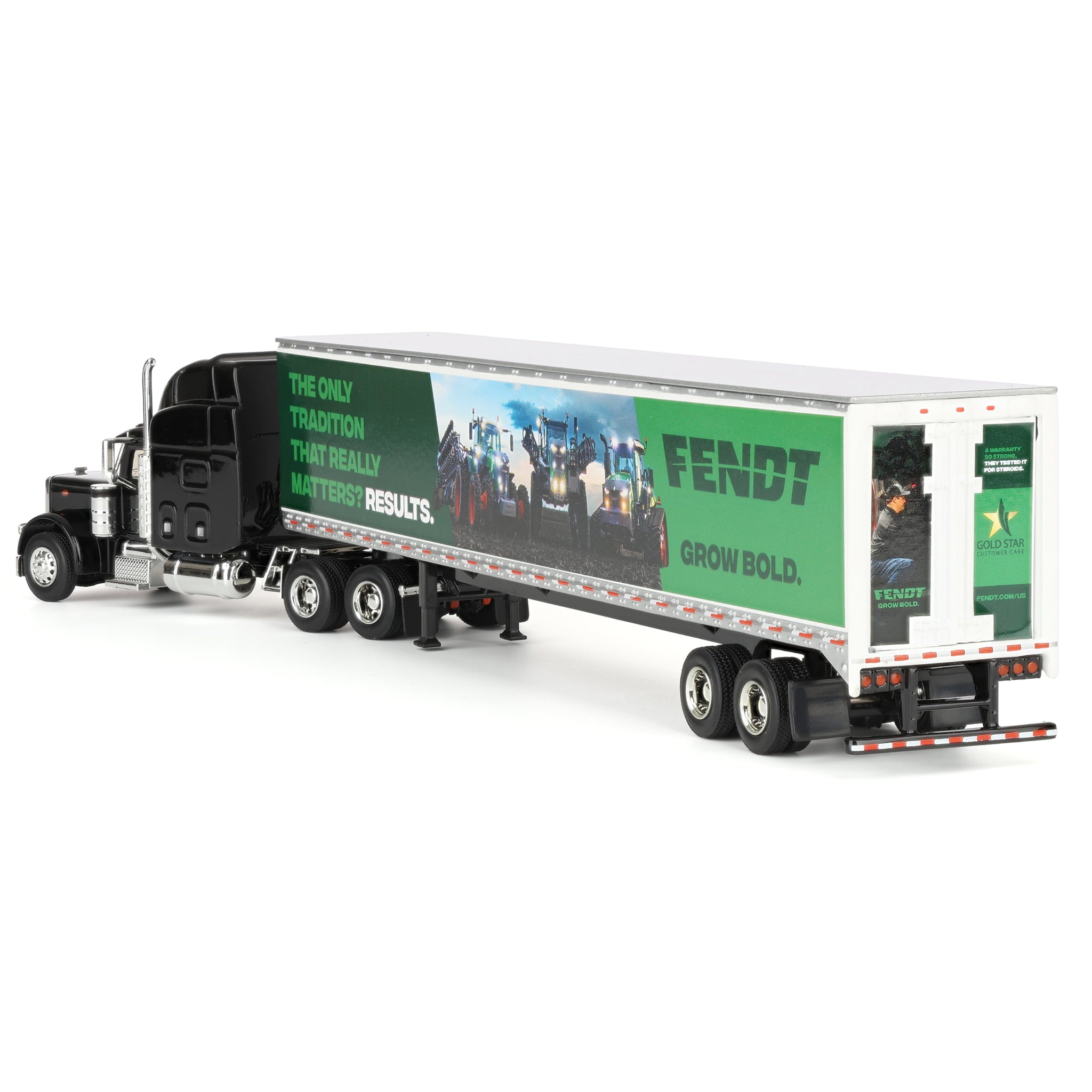 1/64 Peterbilt 379 Semi Truck with Box Trailer by SpecCast, Fendt