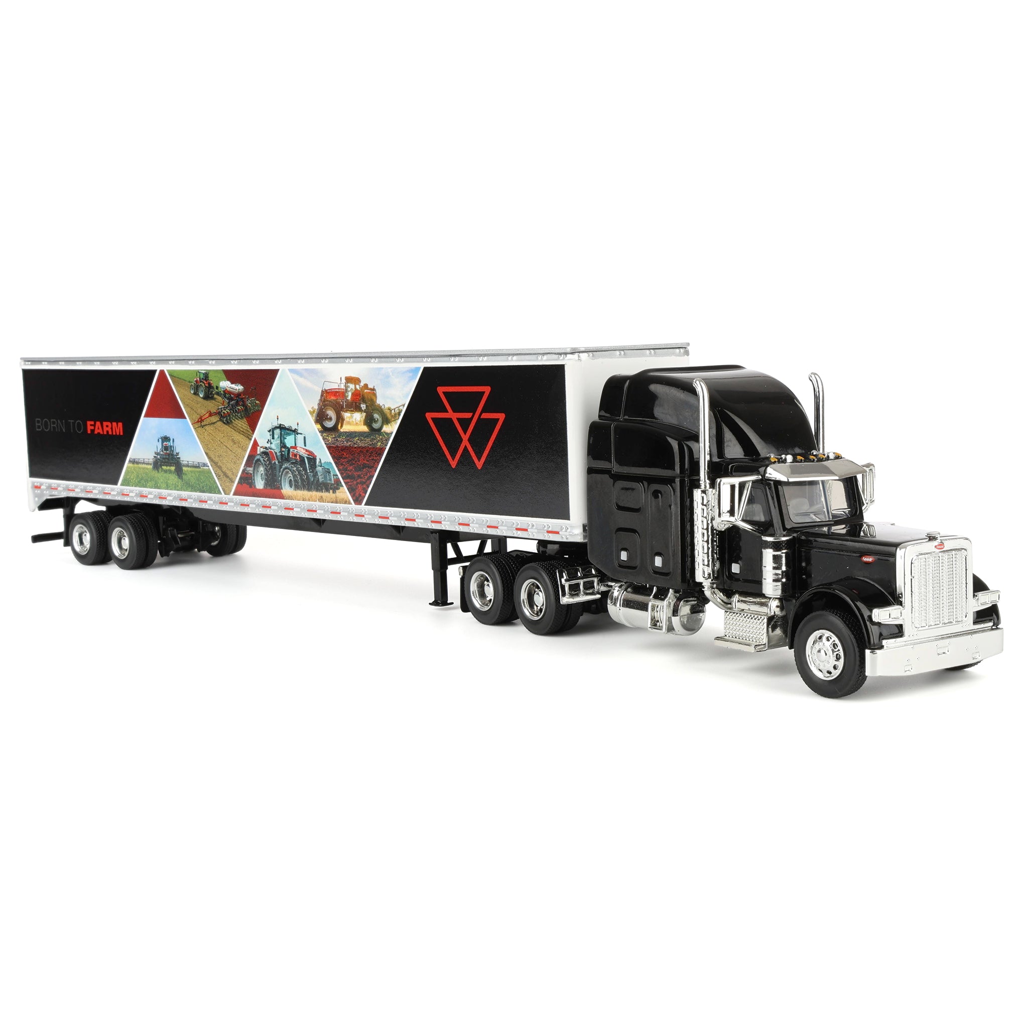 1/64 Peterbilt 379 Semi Truck with Box Trailer by SpecCast, Massey