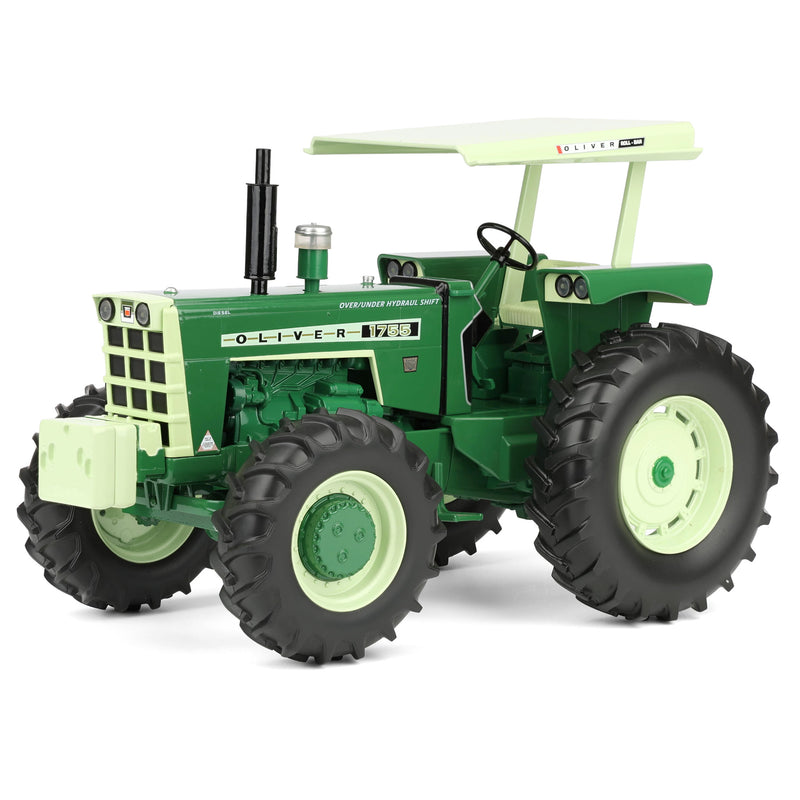 1/16 Oliver 1755 Tractor with FWA, ROPS & Canopy by SpecCast