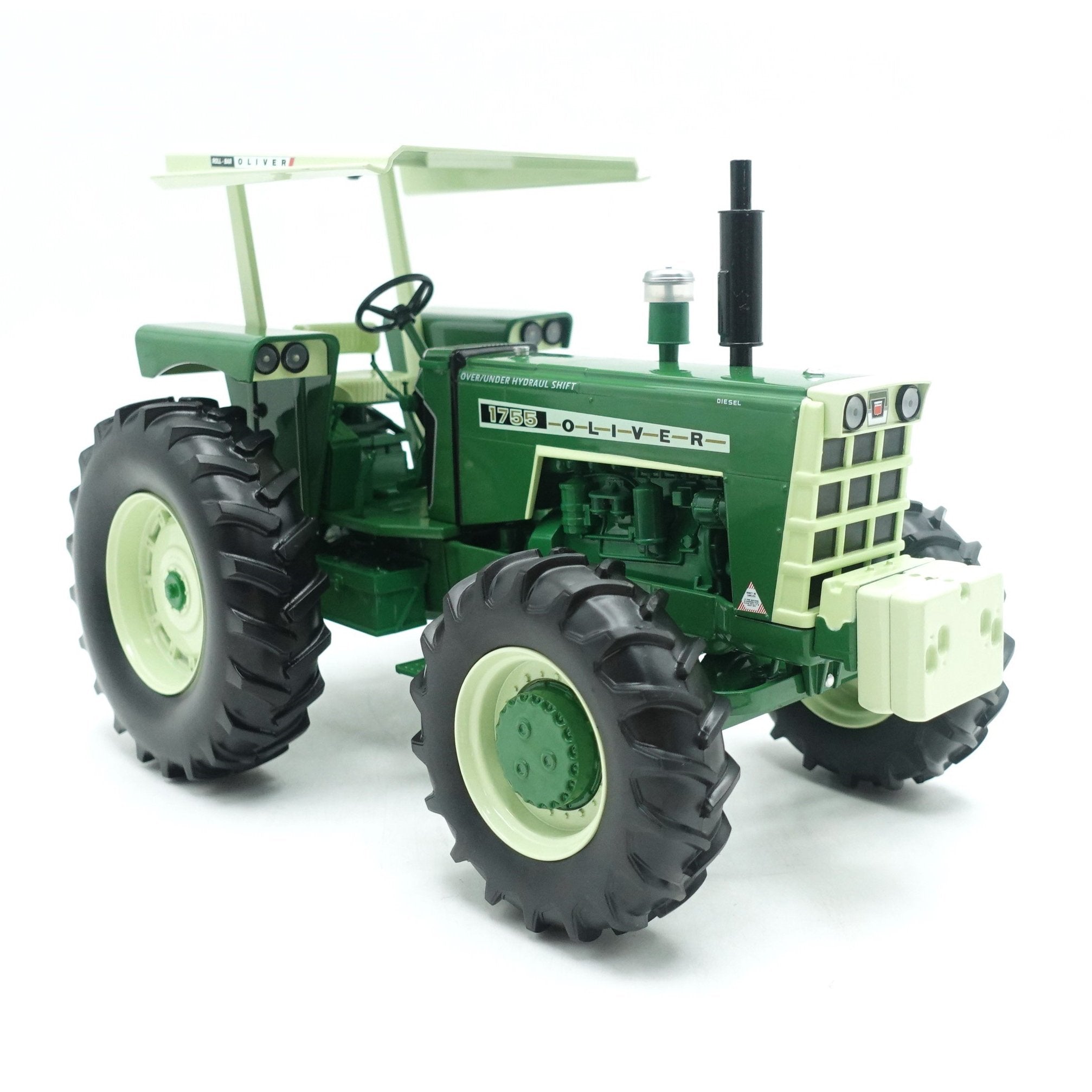 1/16 Oliver 1755 Tractor with FWA, ROPS & Canopy by SpecCast