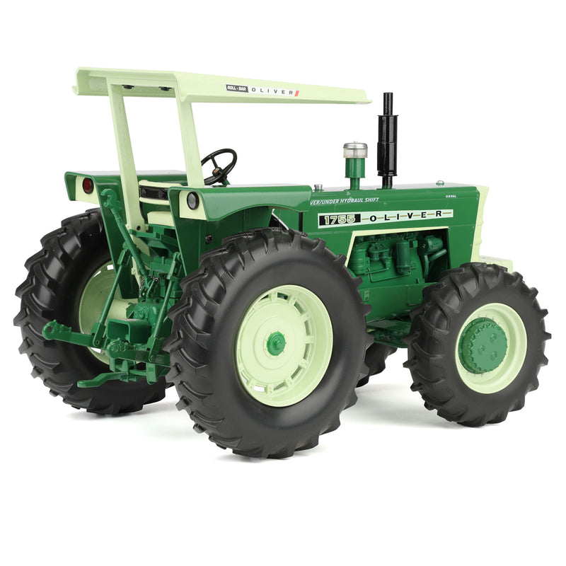 1/16 Oliver 1755 Tractor with FWA, ROPS & Canopy by SpecCast