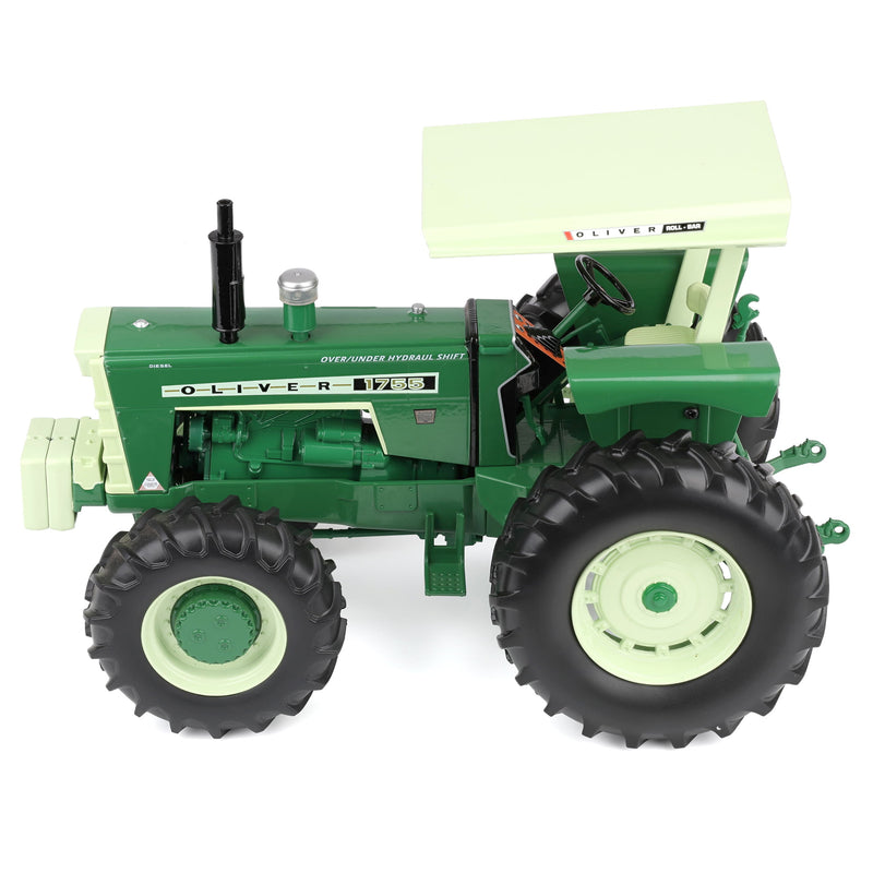 1/16 Oliver 1755 Tractor with FWA, ROPS & Canopy by SpecCast