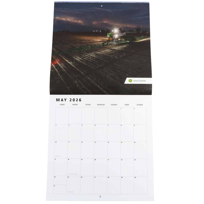 2026 John Deere 12in x 12in Wall Calendar