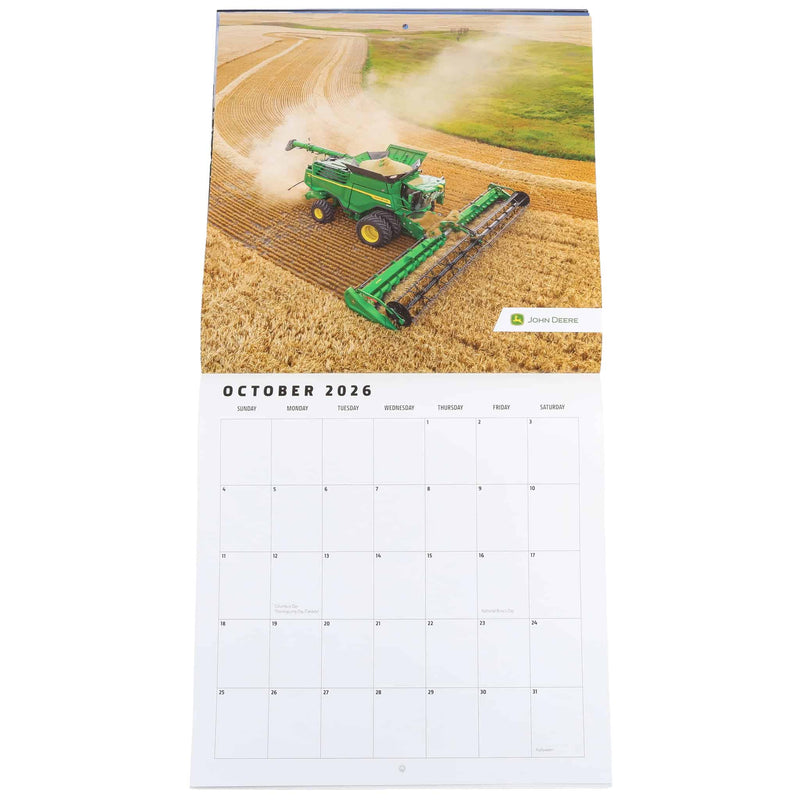 2026 John Deere 12in x 12in Wall Calendar