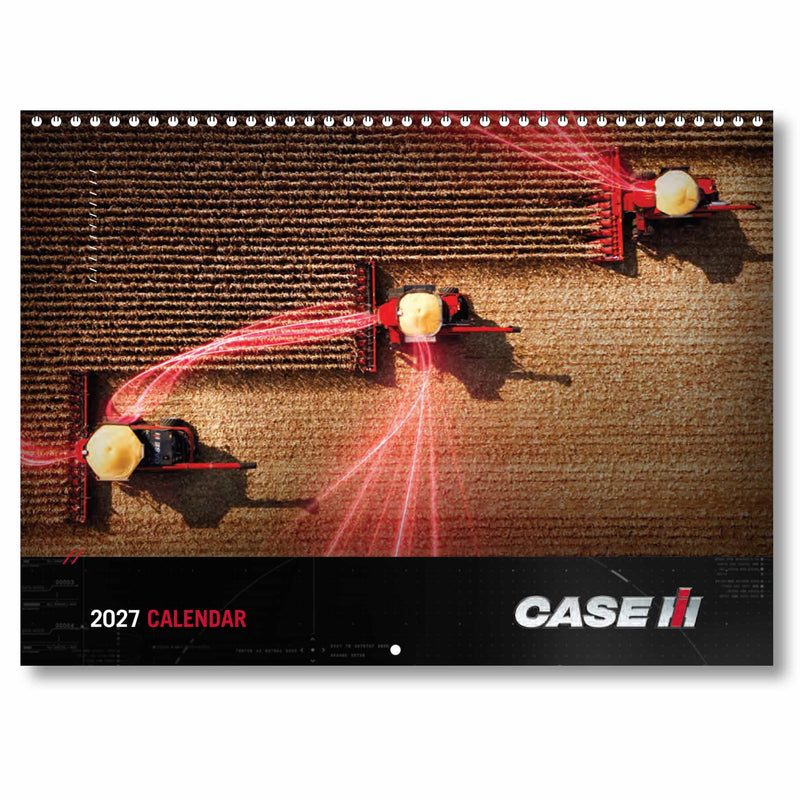 2027 Case IH 12 Month Wall Calendar, 13in x 11.5in