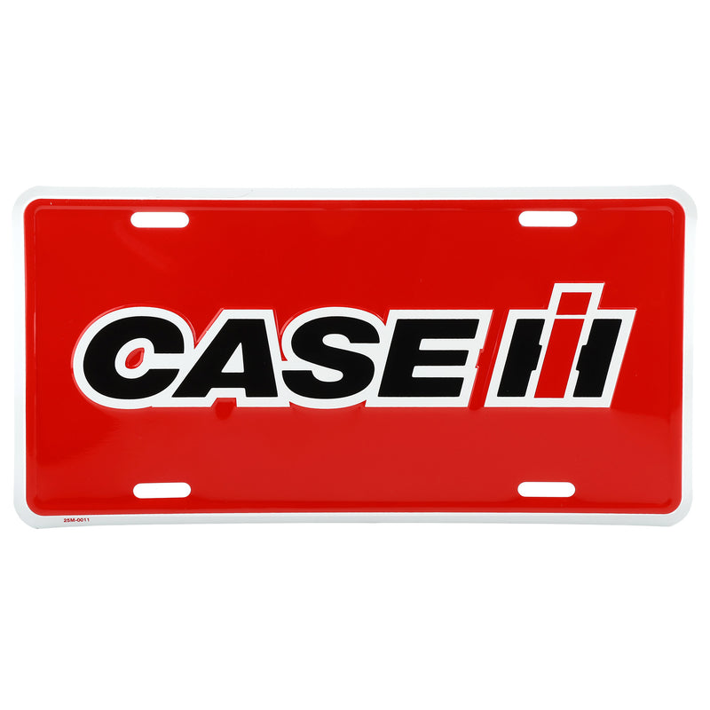 Case IH Red License Plate