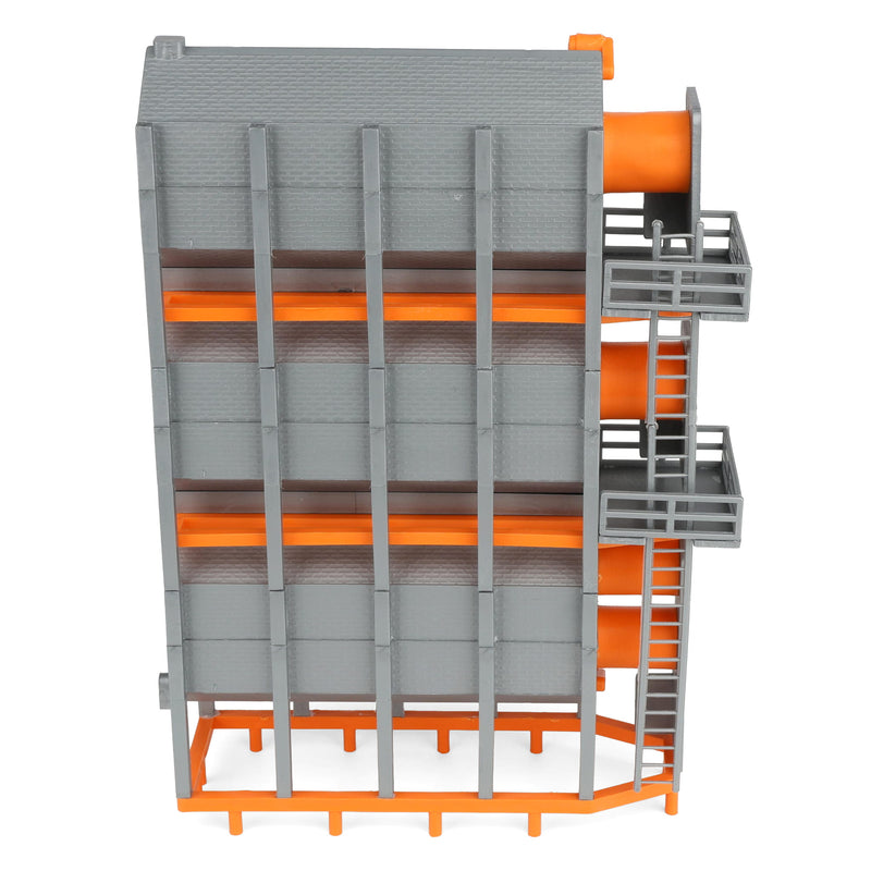 1/64 Orange Stationary Triple Grain Dryer by Standi Toys, 3 High
