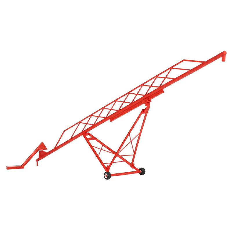 1/64 Red Plastic 115ft Grain Auger Farm Toy Accessory by Standi Toys