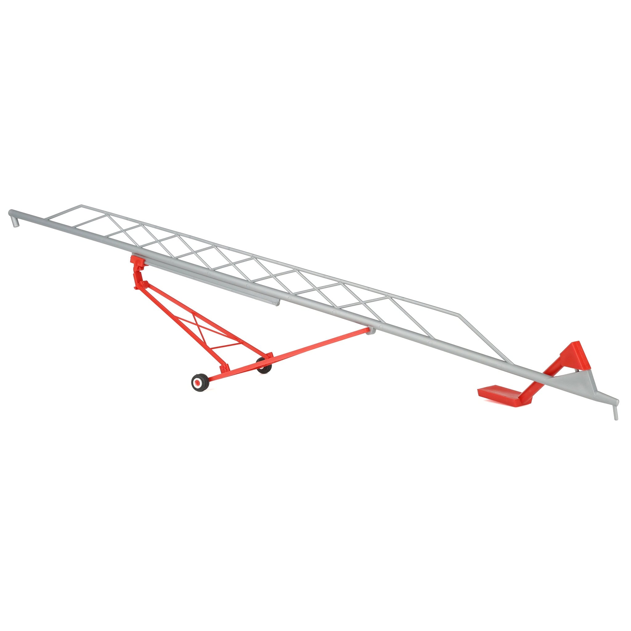 1/64 Red & Silver 115ft Grain Auger Farm Toy Accessory by Standi Toys ...