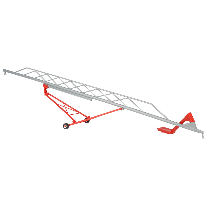 1/64 Red & Silver 115ft Grain Auger Farm Toy Accessory by Standi Toys