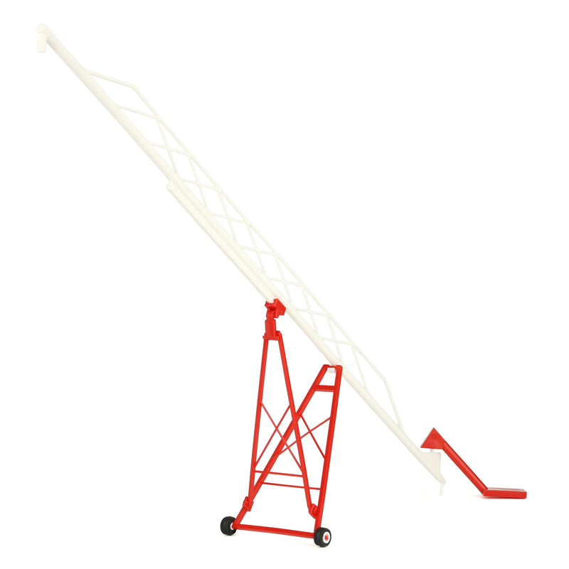 1/64 Red & White Plastic 115ft Grain Auger by Standi Toys