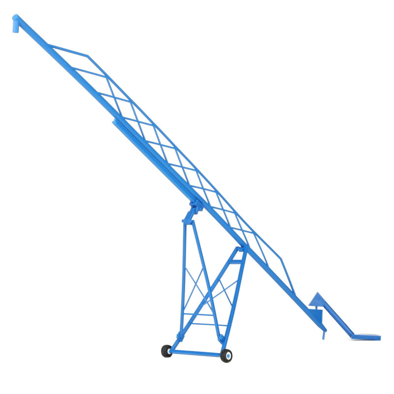 1/64 Blue Plastic 115ft Grain Auger Farm Toy Accessory by Standi Toys