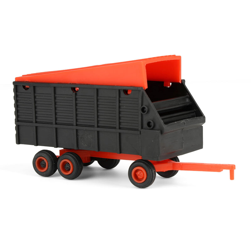 1/64 Orange & Black Tandem-Axle Forage Wagon by Standi Toys