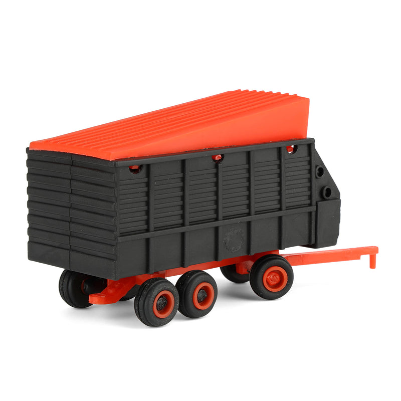 1/64 Orange & Black Tandem-Axle Forage Wagon by Standi Toys