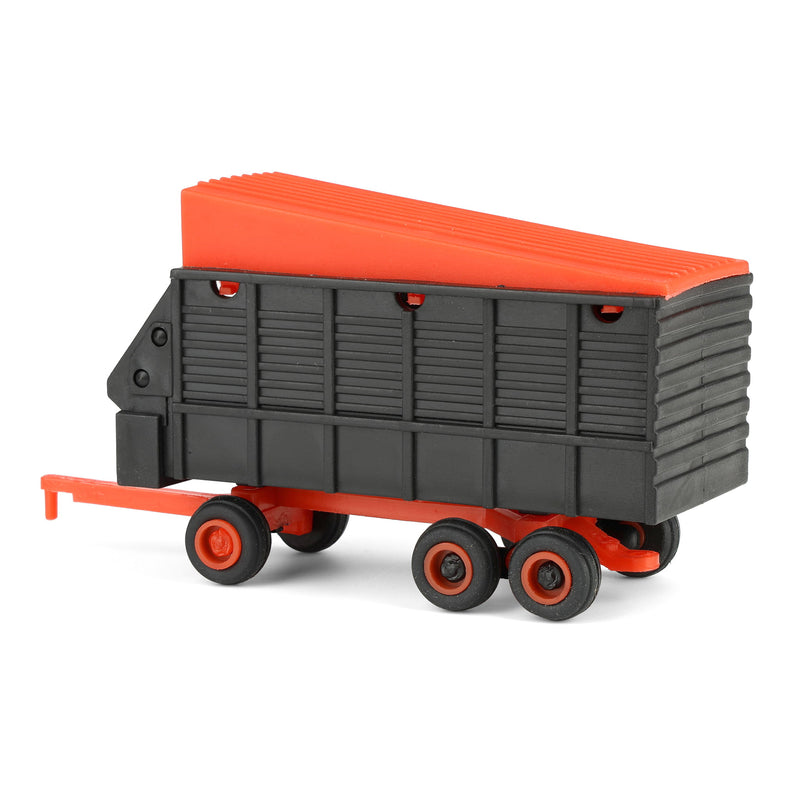 1/64 Orange & Black Tandem-Axle Forage Wagon by Standi Toys