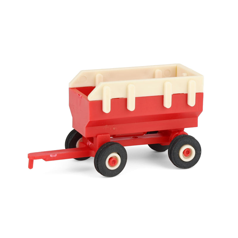 1/64 Red & White Flarebox Wagon with Extensions Plastic Farm Toy Replica by Standi Toys