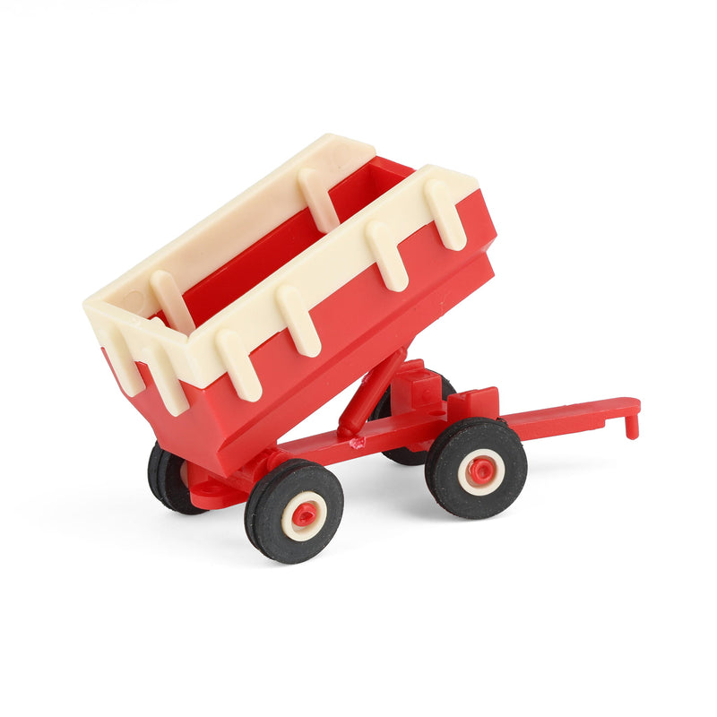 1/64 Red & White Flarebox Wagon with Extensions Plastic Farm Toy Replica by Standi Toys