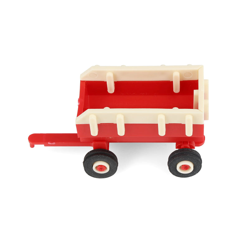 1/64 Red & White Flarebox Wagon with Extensions Plastic Farm Toy Replica by Standi Toys