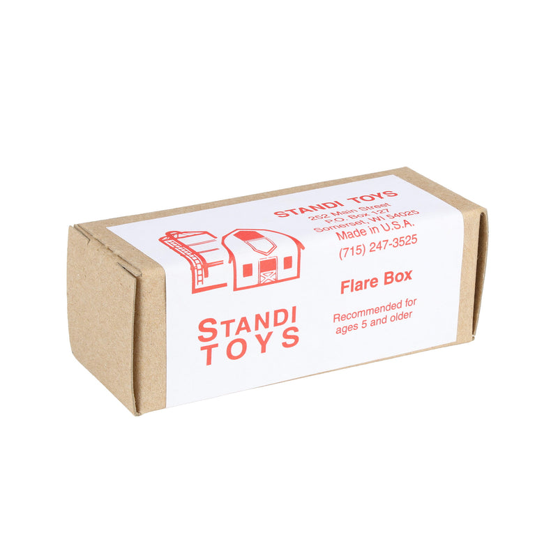 1/64 Red & White Flarebox Wagon with Extensions Plastic Farm Toy Replica by Standi Toys