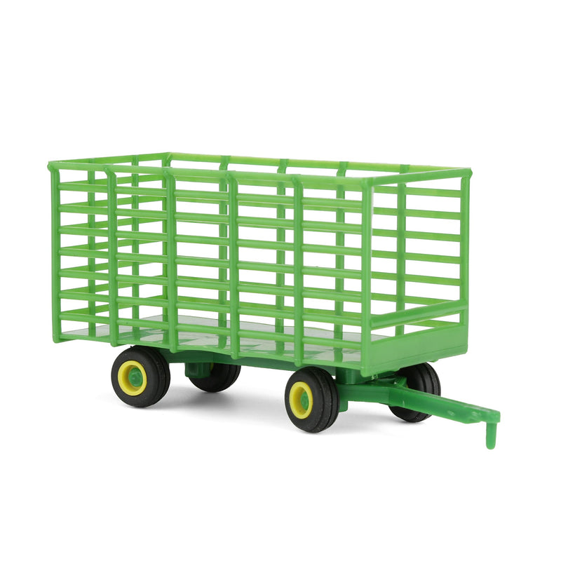 1/64 Green Hay Wagon with Rubber Tires by Standi Toys