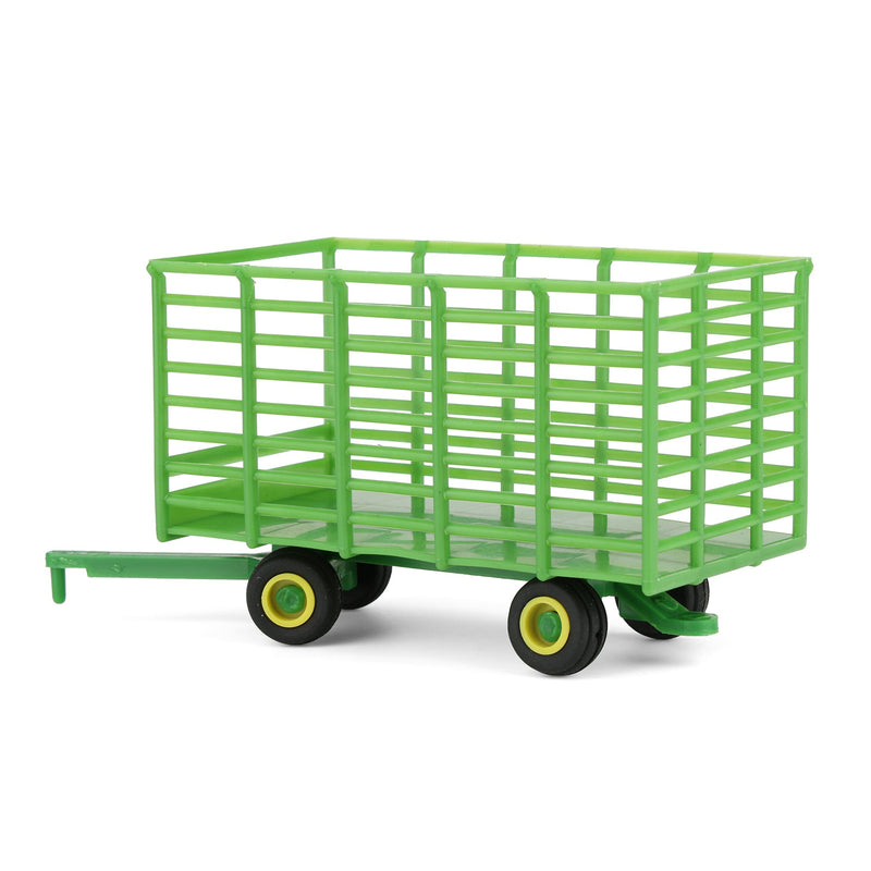 1/64 Green Hay Wagon with Rubber Tires by Standi Toys