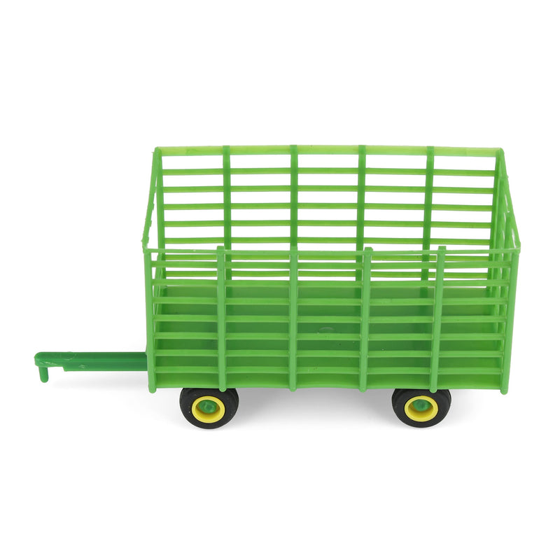 1/64 Green Hay Wagon with Rubber Tires by Standi Toys