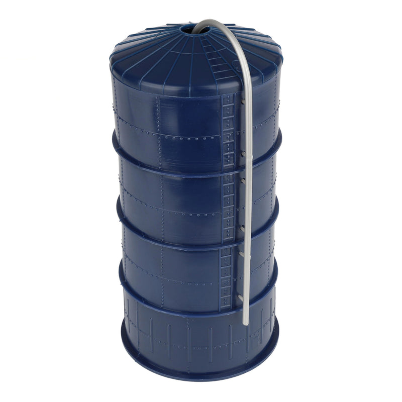 1/64 Plastic Blue Silo with Blue Top, 20ft x 40ft Farm Toy Replica by Standi Toys