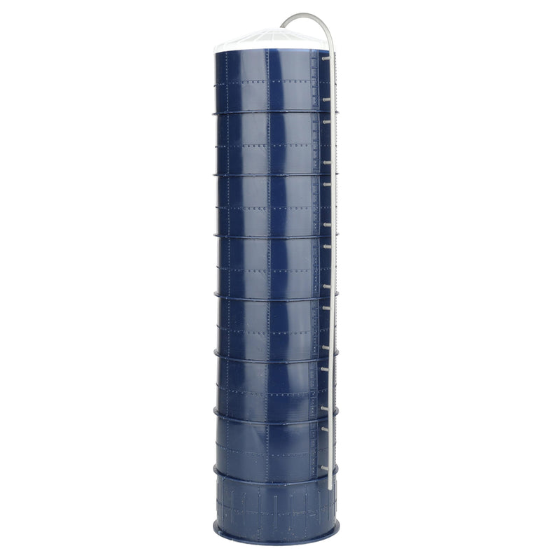1/64 Plastic Blue Silo with Blower Pipe & White Top 20x80ft Replica by Standi Toys