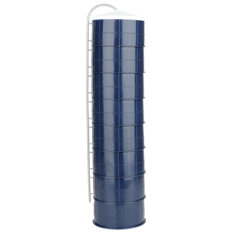 1/64 Plastic Blue Silo with Blower Pipe & White Top 20x80ft Replica by Standi Toys