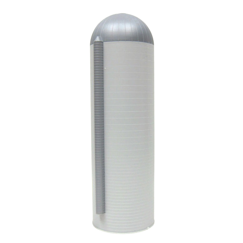 1/64 20ft x 60ft White Concrete Stave Silo With Gray Top Replica by Standi Toys
