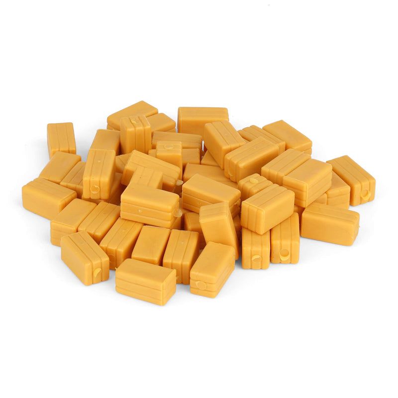 1/64 Plastic Yellow Straw Bales Farm Toy Accessory by Standi Toys, Approximately 50 Bales