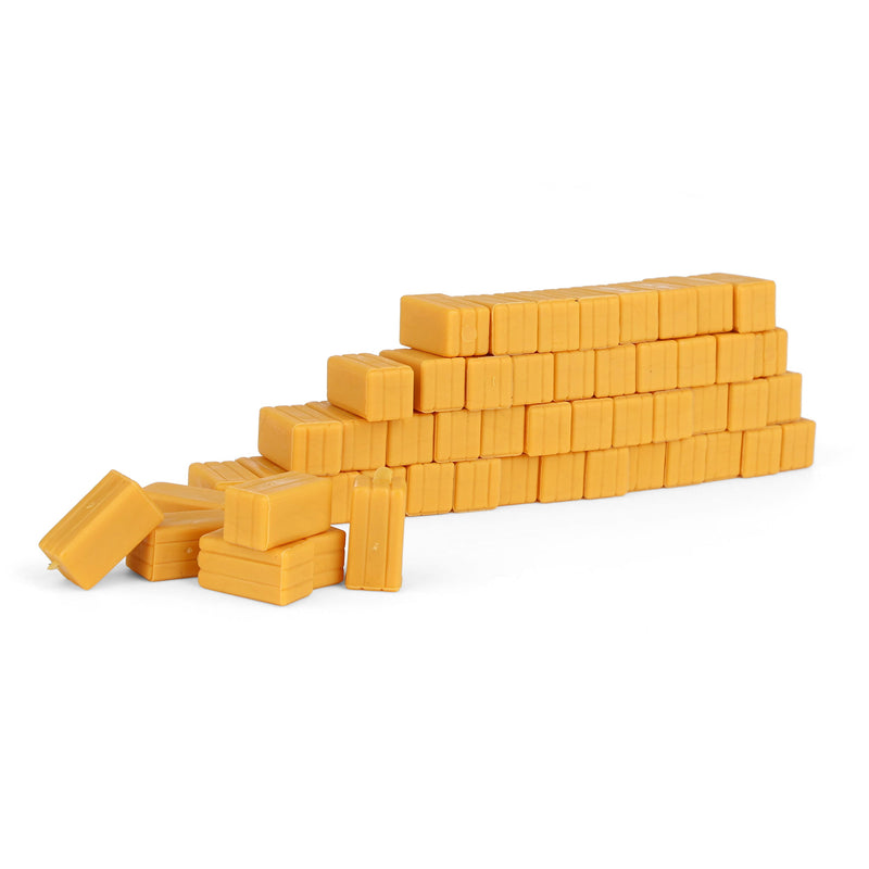 1/64 Plastic Yellow Straw Bales Farm Toy Accessory by Standi Toys, Approximately 50 Bales