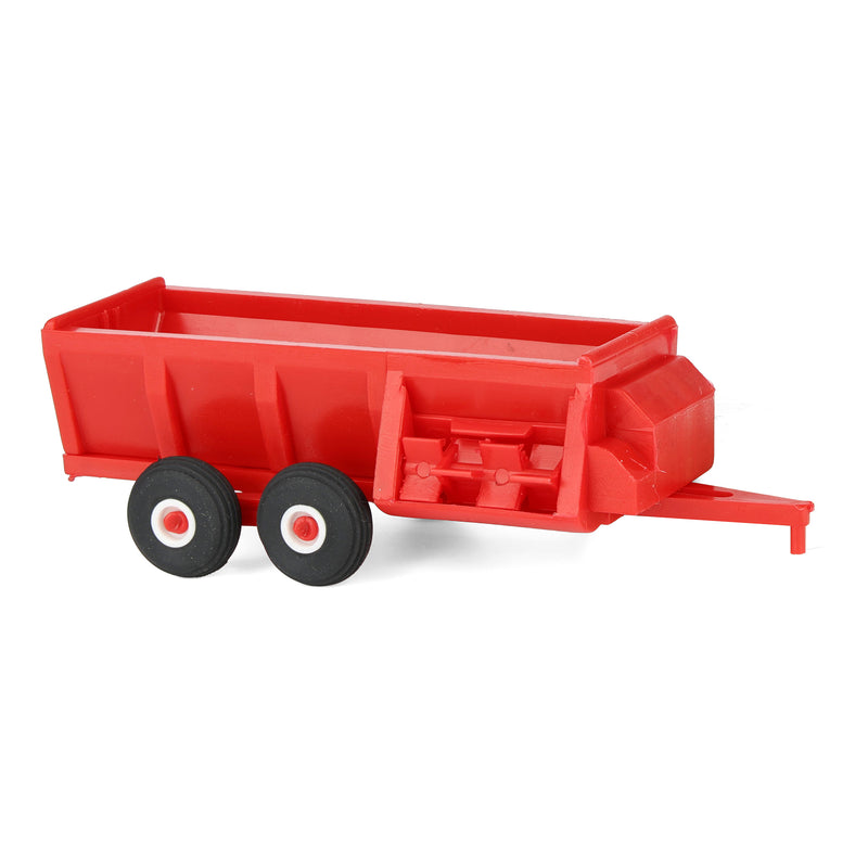 1/64 Plastic Red Manure Tandem Box Spreader Farm Implement by Standi Toys