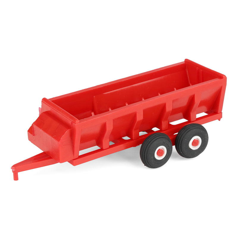 1/64 Plastic Red Manure Tandem Box Spreader Farm Implement by Standi Toys