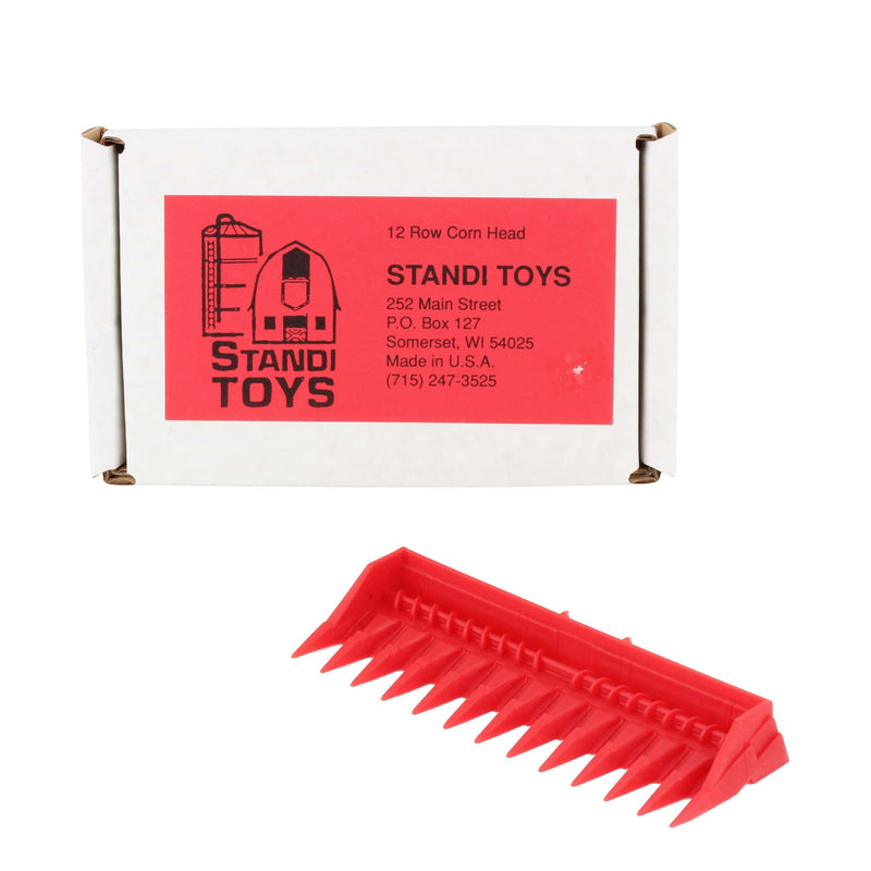 1/64 Red 12-Row Corn Header by Standi Toys