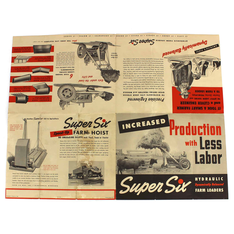 1947 Super Six Advertizing Brochure