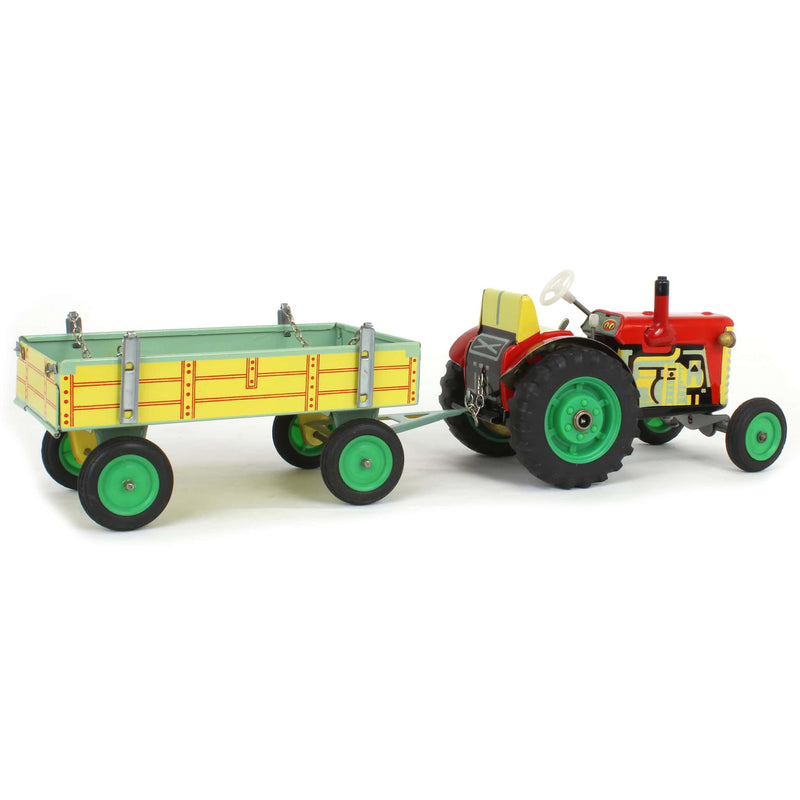Wind-up Tractor and Trailer