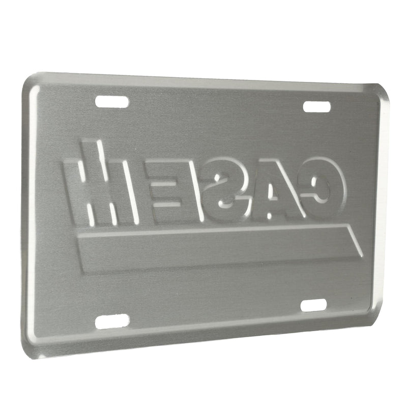 Case IH Agriculture 12in x 6in Black License Plate